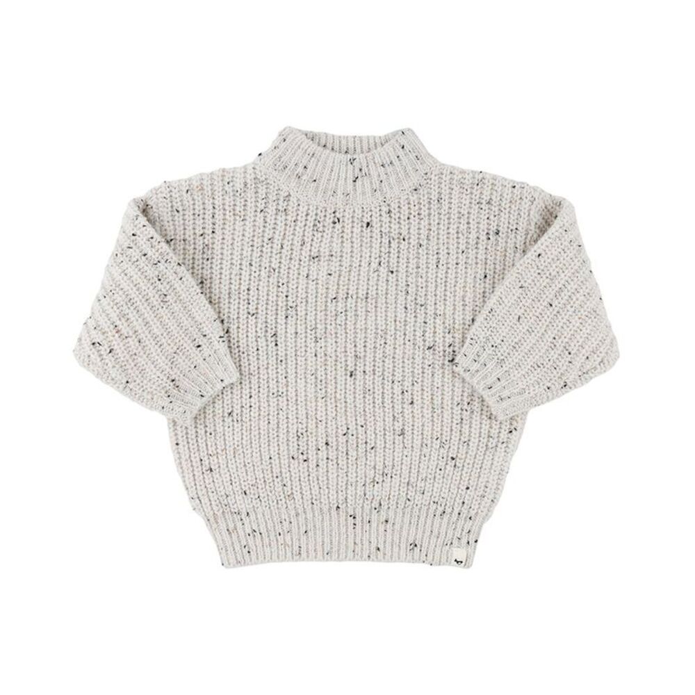 Oh Baby! Girls  Speckle Knit Grandpa Knitted Pullover